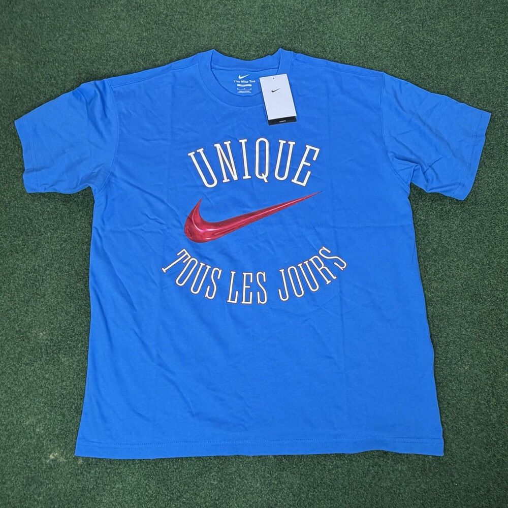 Sz M Nike Victor Wembanyama Unique Tous Les Jours T-shirt Blue
